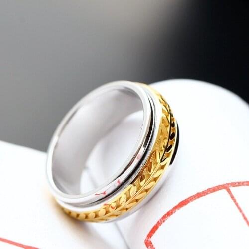 925 sterling silver ring paragraphs male Thai silver ring fashion silver male mustard