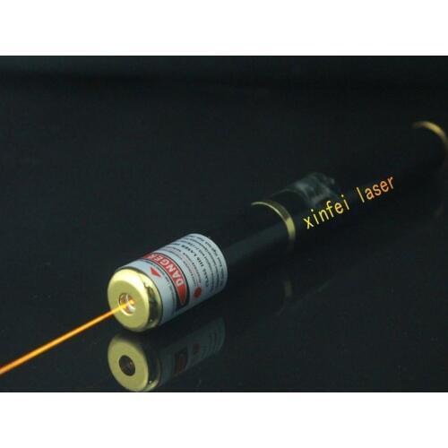 JSHFEI Laser Pointer high-power laser 589nm USB Recharged yellowlaser pen Laser pen Instructable teaching