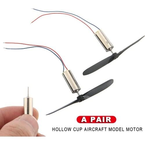 2pcs/lot Coreless Motor DC 3.7V 0.1A 6mm*14mm Micro DIY High Speed Helicopter Coreless DC Motor K151 For Remote Control Aircraft