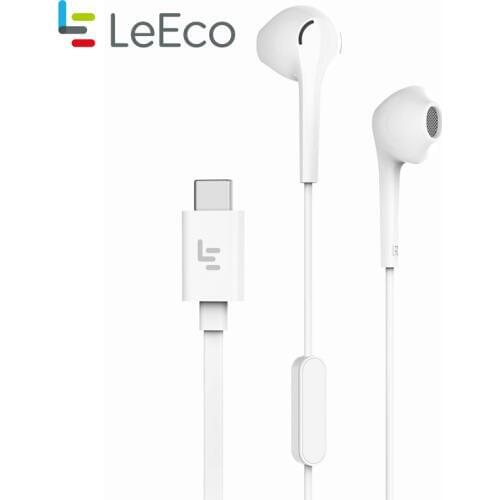 Original Letv LeEco CDLA Earphone Type-C Plug HiFi Chip inbedded Continual Digital Lossless Audio Gold Galved Half-in-ear