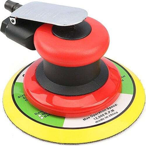 KKmoon Pneumatic Sander Pneumatic Polisher Air Sander Air Palm Orbital Sander Grinder Palm Sander Sanding Machine Tool