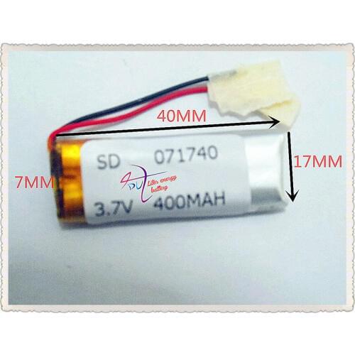 Polymer battery 071740 400mah