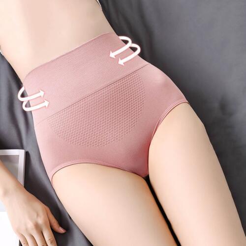 High Waist Sexy Padded Body Shaper Seamless Cotton Control Panties Slimming Lingerie Women Underwear Breathable Ladies Briefs