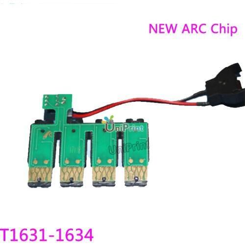 UP 2sets T1631 T1621 Auto Reset Chip compatible For Workforce WF-2010W WF-2510WF WF-2520 WF-2530WF WF-2540 ink cartridge chips