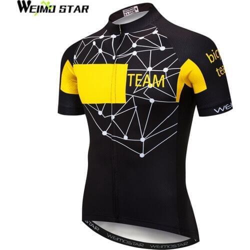 Weimostar Bike Team Cycling Jersey Shirt Men Summer Race Cycling Clothing Ropa Ciclismo Short Sleeve mtb Bicycle Jersey Maillot