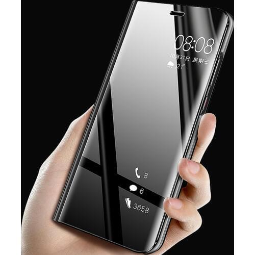 VIVO Y12 U3X Case Luxury Flip Stand View Mirror Phone Case For VIVO Y15 Back Cover VivoU3X Leather Case for vivo U3X Y17 Coque