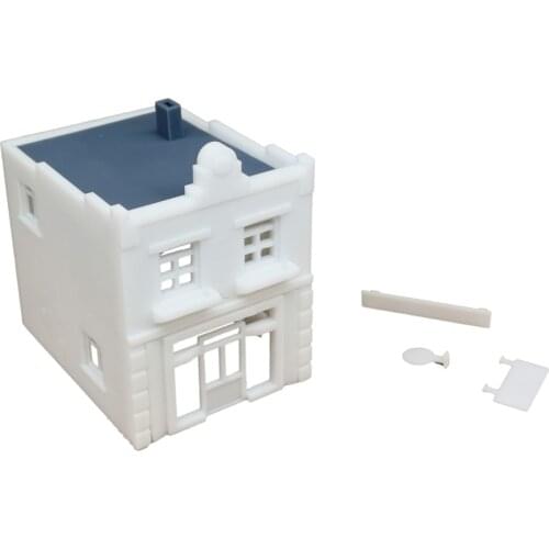 Outland Models Railway Layout Classic 2-Story City Shop Type C 1:87 HO Scale