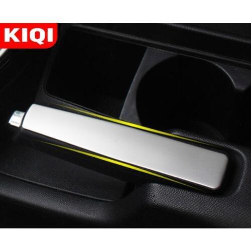 Stainless Steel Car Handbrake Protective Cover Automatic Beat Hand Brake Frame for Peugeot 308 308s Car Accessories