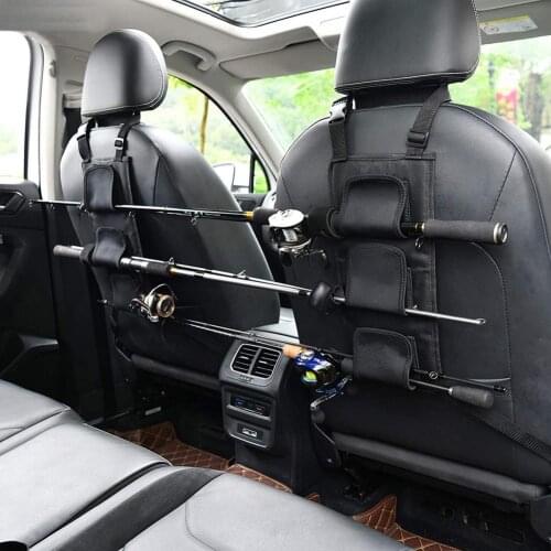 2Pcs Fishing Rod Holder Carrier For Vehicle Backseat Holders 3 Poles Suitable For Car Boat Bedroom To Put Fishing Tackle Tool