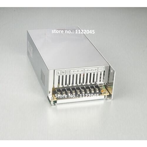 27V 18.5A 500w 220VAC /110VAC Single Channel Output AC DC Aluminum Switching Power Supply for Led Strips, CCTV Camera and UPS