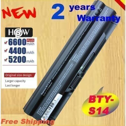 HSW 11.1v Battery For MSI GE60 GE70 Series CR41 CX61 CR70 BTY-S14 BTY-S15 FR610 FR620 FR700 FX400 FX420 FX60 FX60 fast shipping