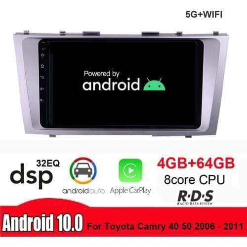 4G+64G Android Car Radio Multimedia Video Player Navigation GPS WiFi 2 din For Toyota Camry 40 50 2006 - 2011 no dvd