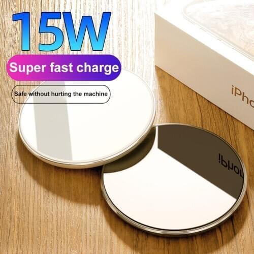 15W QI Quick Charging Wireless Fast Charger usb tpye c QC 3.0 Mobile phone 11 Pro Xs Max X Xr samsung S20 Pro xiaomi mi 9 10