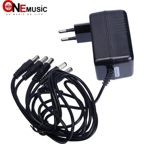 AC Power Supply for Biyang Guitar Pedal 240V EU plug Power Adapter DC 9V 5 way out