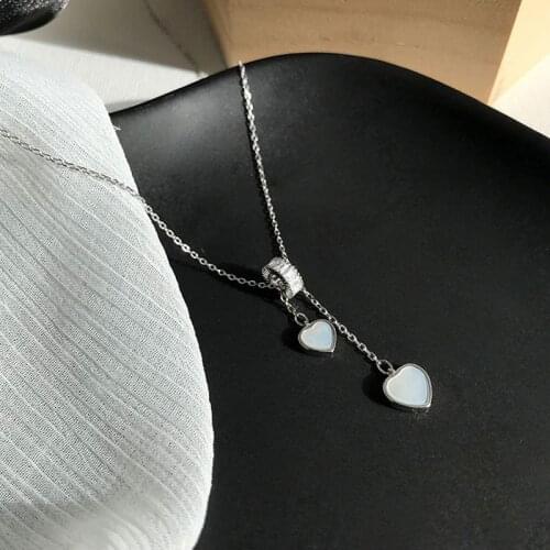 New Fashion Cubic Zirconia Rose Gold Color Starfish Shell Clavicle Chain Choker Necklaces for Women Jewelry Pendant Necklace