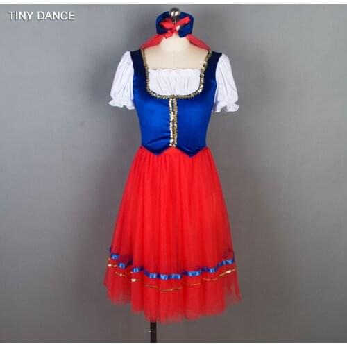 Royal Blue/Red Long Ballet Tutu for Child and Adult Russian-inspired Dance Costume Ballet Dance Costume Leotard Dresses 19216