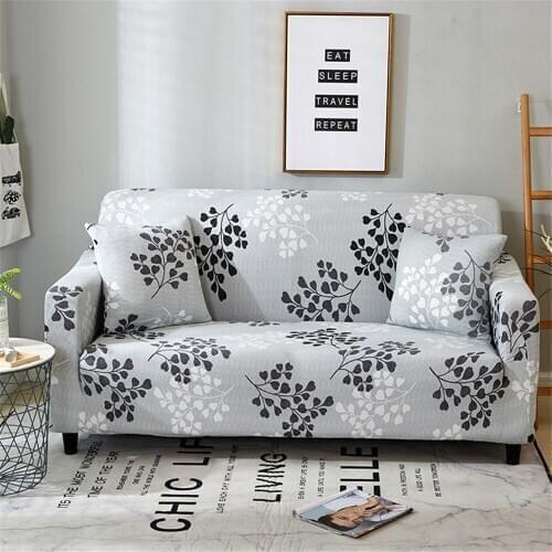 Stretch Slipcovers Sectional Elastic Stretch Sofa Cover for Living Room Couch Cover L shape Armchair Cover Single/Two/Three seat