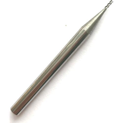 1pc 1mm D1*3*D4*50 HRC50 3 Flutes Milling cutters for Aluminum CNC Tools Solid Carbide CNC flat End mills Router bits