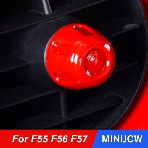 Car Air Vent Outlet Button Adjuster Cover Trim Housing Interior Sticker For Mini Cooper S JCW F55 F56 F57 Hatchback Accessories