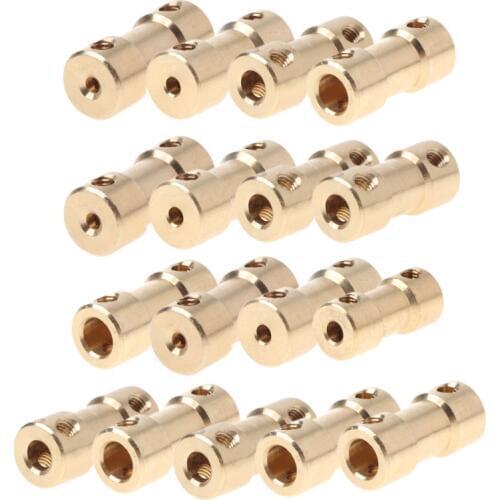 2-5mm Motor Copper Shaft Coupling Coupler Connector Sleeve Adapter US