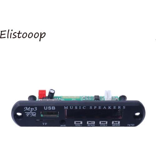 MP3 Decoder 12V Micro USB Power Supply TF Radio Audio Board For Car Remote Music Speaker