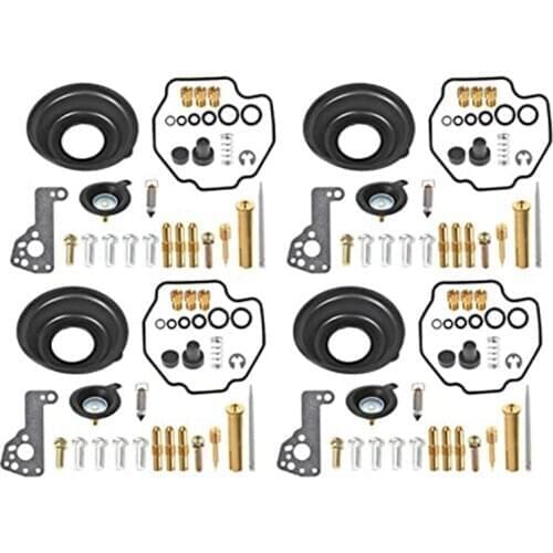 4-Pack Carburetor Repair Kit Diaphragm Air Cut-Off Valves Replacement for 1985-2007 Yamaha Vmax V-MAX 1200