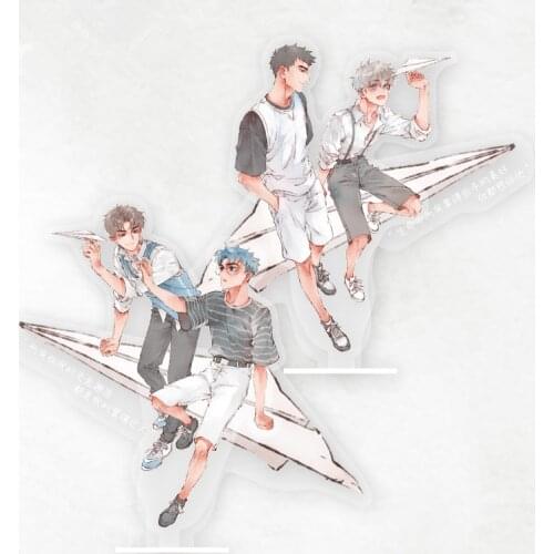 New Start With Lies Comic Acrylic Stands Chen Qingye, Tang Tang Cartoon Figure Model Plate Holder Ornaments Anime Around