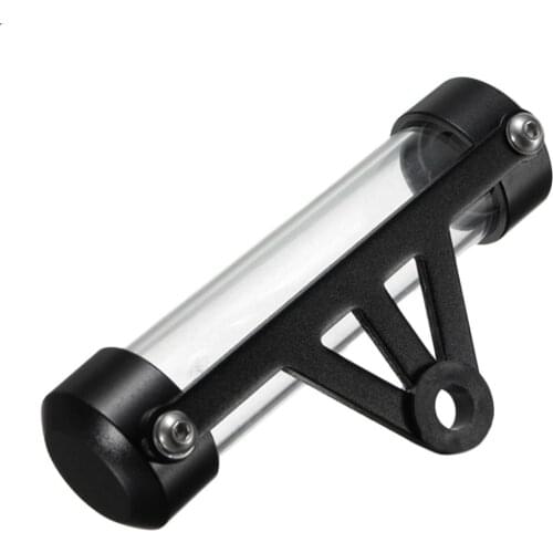 NEW Black Metal Tax Disc Tube Motorcycle Tax Disc Cylindrical Holder Frame Motorbike Real Waterproof Accessories