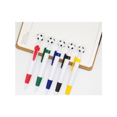 PRINT YOUR LOGO: 500pcs promotional plastic pen; football shape cheap pens; ballpoint pens; customized logo plastic pens mo41