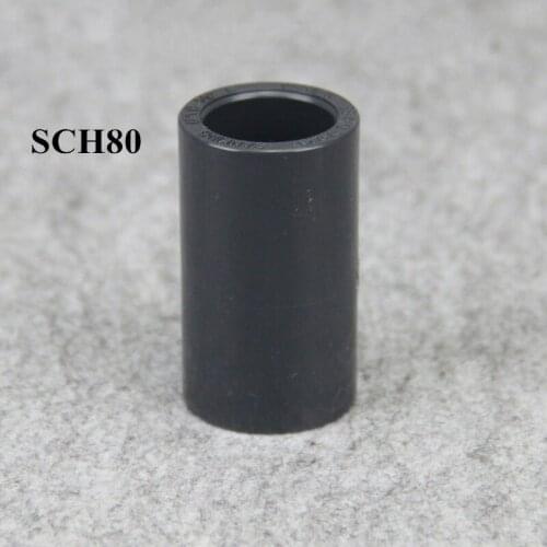 Plastic water pipe fittings shoot-through PVC Pipe Coupling Connector Standard Irrigation Water Tube Fittings 1 Pcs