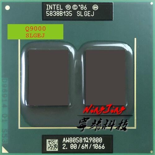 Intel Core 2 Quad Mobile Q9000 SLGEJ 2.0 GHz Quad-Core Quad-Thread CPU Processor 6M 45W Socket P
