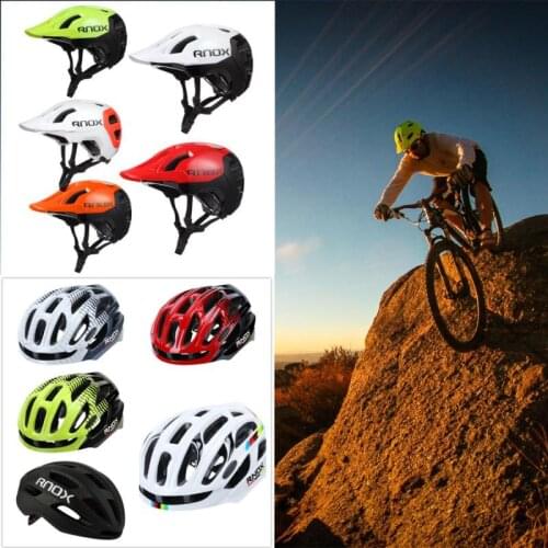 Rnox Professional Integrated Bicycle Helmet XC Mountain Road Bike Helmet Breathable Safety Cap Men Women Cycling Equipment