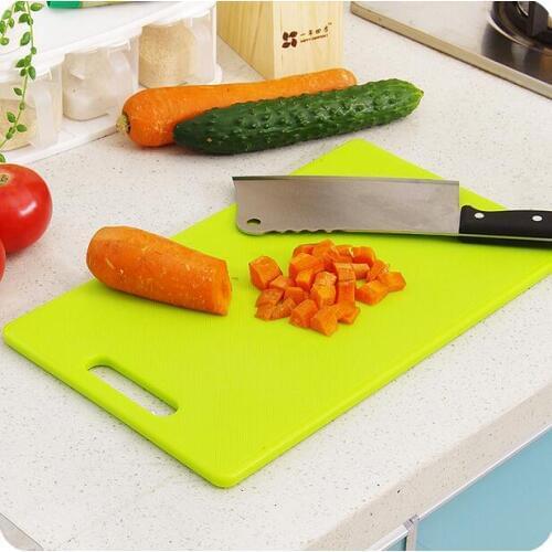 Thickening Plastic Chopping Block Eco-friendly Slip-resistant Cutting Board Double Faced Chopping Board