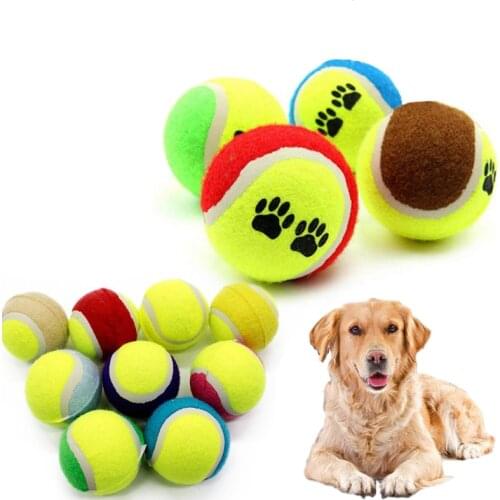 Pet Supplies Tennis Dog Toys Balls elastic ball Dog Training Ball Puppy Chew Ball Funny Training Interactive Pet Toys Outdoor