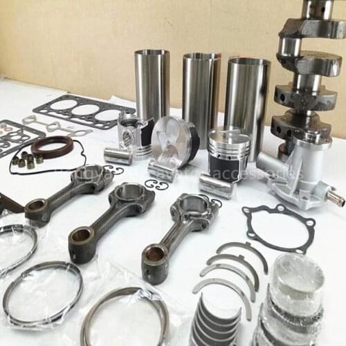 Parts for Kubota 07916-27885 16304-21110 1G790-21092 Tractor D905 3D78 Gasket Kit Diesel Engine Piston Ring Repair Cylinder bed
