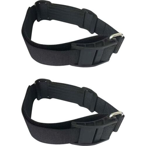 2Pcs Scuba Diving Tank Strap BCD Tank Strap Band Weight Webbing Belt with Buckle Diver Equipment
