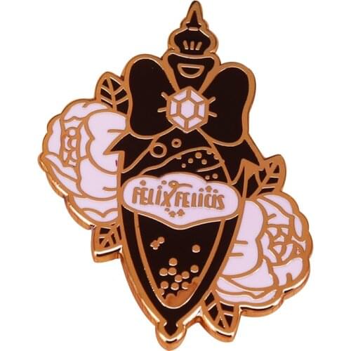 Felix Felicis enamel pin Magic Potion brooch