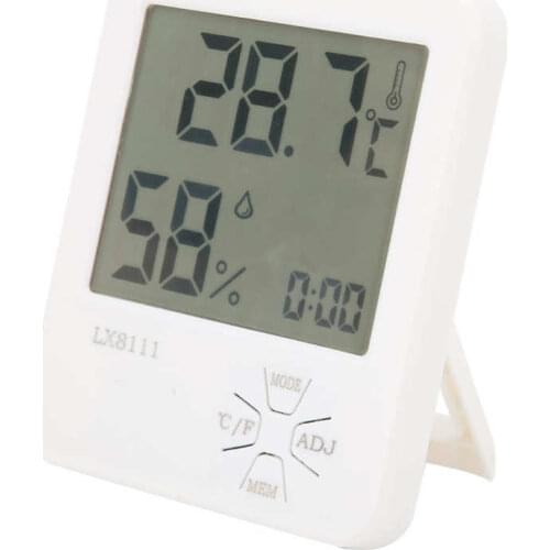 LX8111 Thermometer Hygrometer Digital Temperature Monitor Temperature Humidity Meter with HD Display for Agriculture