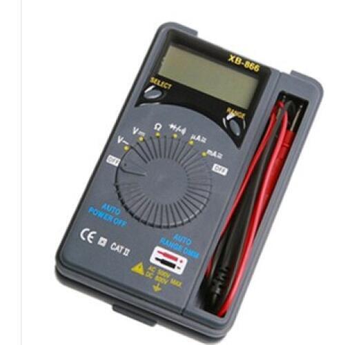 DHL Fedex 50pcs/lot XB866 Portable AC DC Voltage Current Testing Analog Multimeter W Test Probe Lead
