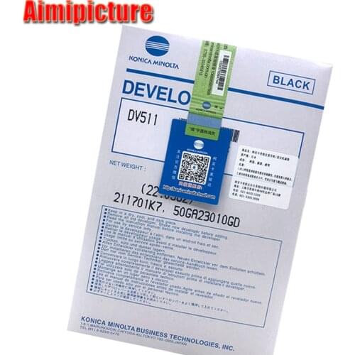 DV511 BH420 BH421 BH500 BH501 BH360 BH361 Developer Powder For Konica Minolta BH 420 421 500 501 360 361 BK developer 625g/bag