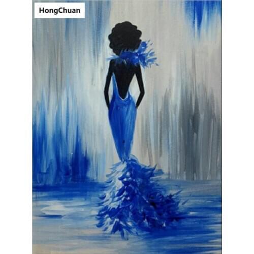 Temperament beauty diamond painting cross stitch needlework home decoration mural 5D DIY square/round mosaic diamond embroidery