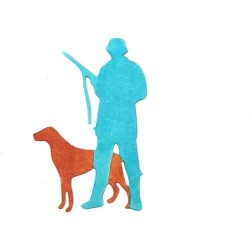 Julyarts Hunter Hound Metal Cutting Dies 2021 Paper Cutter DIY Scrapbooking Handmade Craft Paper Album Punch Card Art Die Cut