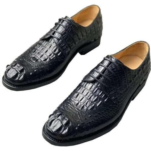 Xinepiju new arrival crocodile leather men shoes men dress shoes men formal shoes wedding grooms shoes banquet shoes