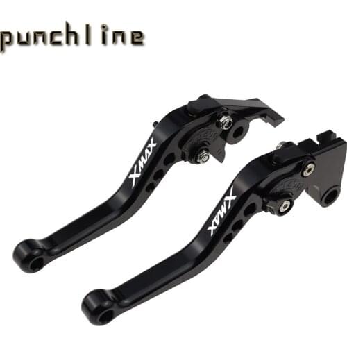 Fit For YAMAHA XMAX 250 X-MAX 300 XMAX 400 X-MAX 125 X-MAX 250 XMAX 300 2018-2020 Scooter Accessories Short Brake Levers