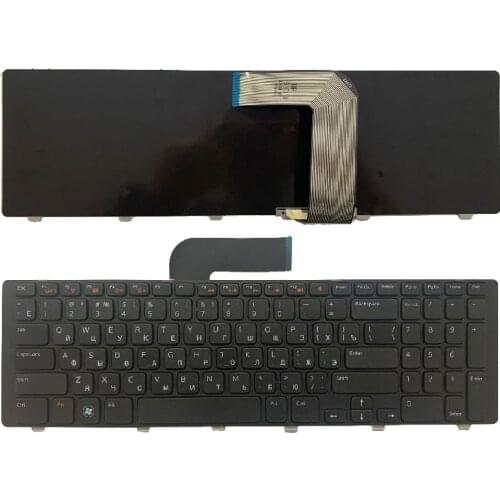 Russian Black New laptop keyboard For DELL 17R N7110 XPS 17 L701X L702X 5720 7720 Vostro 3750 v3750 RU keyboard with frame