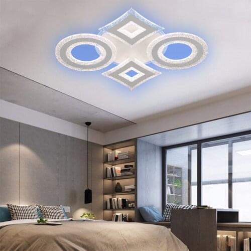 Nordic Modern Chandelier Modern Bedroom Smart APP Living Room LED Ceiling Ceiling Lamp Villa Hotel Ceiling Lamp