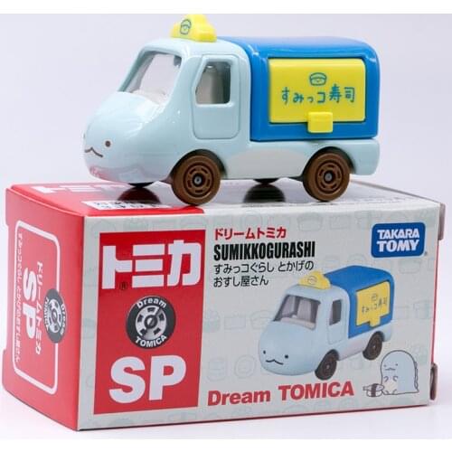 Takara Tomy Dream Tomica SP Sumikkogurashi Sumikko Gurashi and Lizard Sushi Shop Diecast Car Model Children Toy