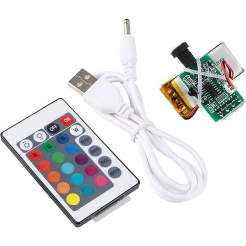 16 Colors USB LED Moon Lamp Board Remote Control Light Source Night 3D Printer Parts With Remote Control High Quality and New