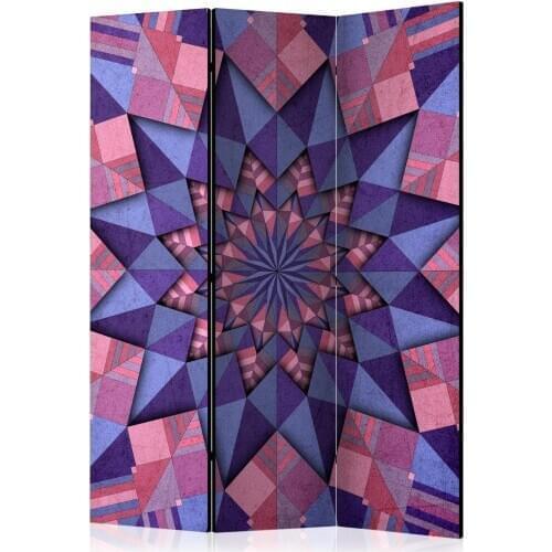 Windbreak-Star Mandala (Pink-Violet) [Room Dividers]