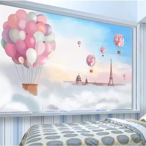 Wellyu Custom wallpaper 3d cartoon hand painted Mediterranean living room children room TV Background wall paper papier peint